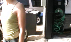 Very playful amateur beauty is doing a gorgeous public flash