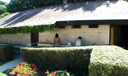 Slender long-legged chick is getting fully naked on public