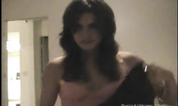 Sharing Paris brunette is getting down and taking a dick