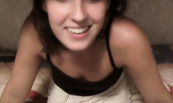 Smiling babe with big boobs fucked in a hot Homemade scene