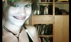 Horny seductive teen just dancing sexy in front camera