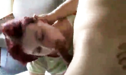 Sensual top notch girlfriend is sucking this huge wiener