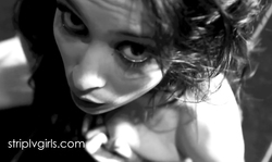 Sweet and passionate black & white action with a spicy Strip LV Girls beauty