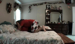 Awesome brunette in black bodystocking fucked in amateur video