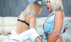 Hot Horny Babes In  Wild Lesbian Sex