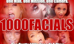 Young slut with innocent face is sucking only to get a facial