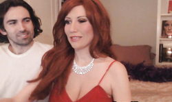 Gorgeous Babe In Red Dress Gets Fucked