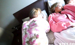 Sweet young teen is waking up and instantly getting fucked