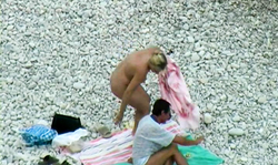 Tanned lady with big booty and blonde hairs is getting naked