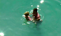 Sweet and passionate babe gets nicely fucked in water!