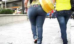 Hot and awesome ebony babe with a five star big booty