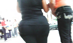 You can compare these two asses and choose the bigger one!