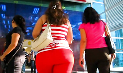 Unimaginable big booty of an all-natural kinky Mexican