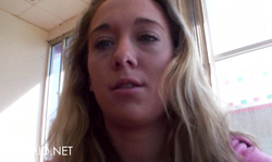 Cosmid casting girl masturbate her tight hole in the shower