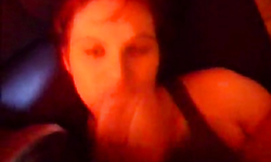 Beautiful wife is opening her mouth just to swallow sperm