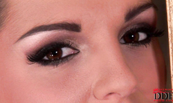 Dick-loving brunette Eve Angel strokes her accurate shaved cunt