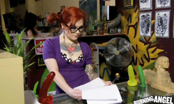 Astonishing models are having juicy threesome sex with mature dude