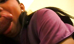 Elegant filipina teen is eating my boner with passion