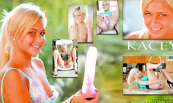 Sensual blonde angel is trying a completely crazy big dildo!