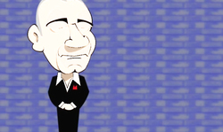 Old businessman fucks a British sex doll in the bedroom