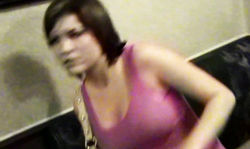 Cute girlfriend with innocent face has a very nice booty