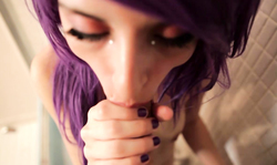 Outstanding beauty Cherry Crush is blowing a massive prick