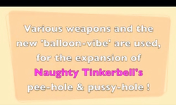 Sensual fetish game with a cowboy and a perverted Naughty TinkerBell