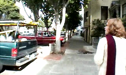 Shameless redhead librarian bares her pussy on public