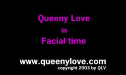 Slutty redhead beauty Queeny Love swallows cum outdoors