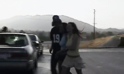 Hardcore anal sex in the bus with two lusty as hell sluts