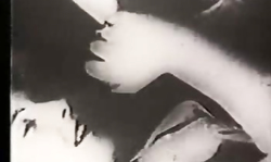 Sweet Retro cutie rides a hard sausage in the cowgirl pose