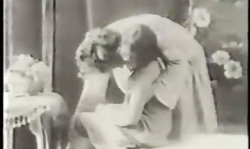 Old-fashioned Retro porn scene with a skillful ballerina