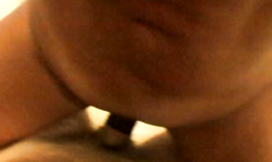 Dude in black condom bangs a slutty big-ass MILF from behind