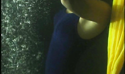 Awesome Asian goddess poses like a goddess while being underwater