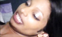 Busty Latina in red panties enjoys Vaginal Cumshots