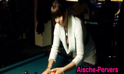 Big-boobed mom Aische Pervers nicely sucks a fat dick in the toilet