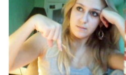 Blond webcam girl