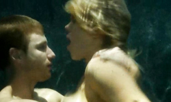 Sexiest blonde gives an underwater blowjob and gets dicked