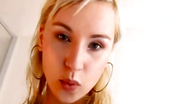 Amateur golden blonde has a very cock-hungry snatch