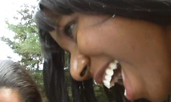 Sex-loving ebony teens are licking pussies and fucking with toys