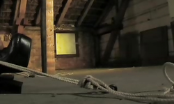 Cruel Dominatrix belted her submissive slave on the roof