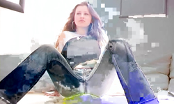 Good-looking Ass Crush fetish with a hot gf in tight jeans