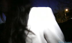 Beautiful milf being fucked in doggy style pose in the night