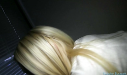 Alluring blonde having hot random sex with horny fucker