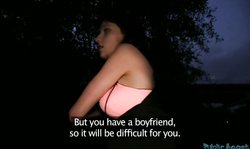 Dark-haired young babe having hardcore sex in Public Agent video