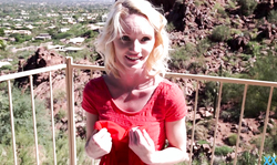 Driver XXX presenting amazing pick up fuck with young blonde