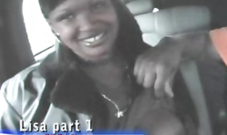 Amazingly sexy amateur ebony gives a nice interview and shows her pussy