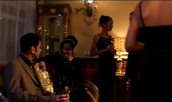 Elegant babe Valerie Hilton bangs with a gentleman on the second floor