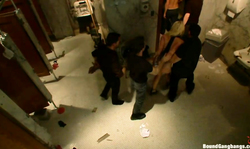 Extreme double penetration with a big-bottomed housewife Candy Manson