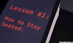 Blonde slut Goldie Rush is banging with a sex machine